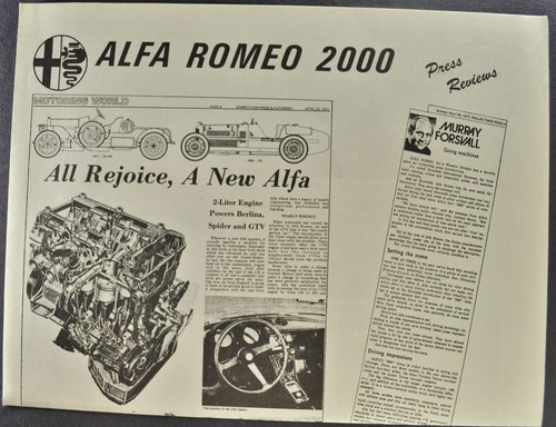 1972 alfa romeo 2000 review - 1972,