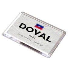 FRIDGE MAGNET - Doval - Haiti