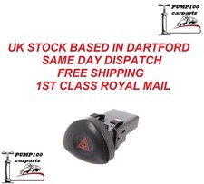 HAZARD SWITCH FOR RENAULT CLIO 01-05  WARNING LIGHT RELAY BUTTON DASH 8200442723