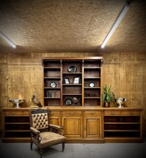 Victorian Solid Oak Breakfront