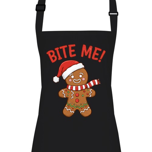 Christmas gingerbread apron - christmas,