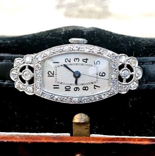 Art deco diamond platinum - art,