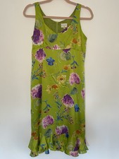 East 100% Silk Vibrant Green