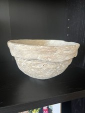 Vintage RH Style Handcrafted Paper Mache Decorative Bowl