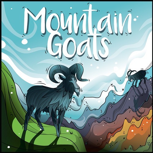 Mountain goats board game - goats,