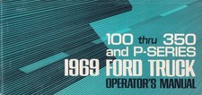 1969 Ford Pickup Truck Operators Manual -Original-NOS Owner Guide F100 F250 F350