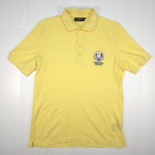 Glenmuir Ryder Cup Golf Polo Shirt Mens Size S Yellow 2020 Whistling Straits