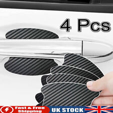 4x Car Carbon Fiber Door Handle Protector Film Anti Scratch Sticker Accessories