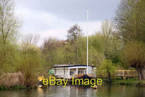 Photo 6x4 old college - old, barge
