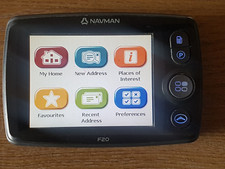 Navman F20 3.5inch Touch Screen SAT NAV Working Good Battery head Unit Only