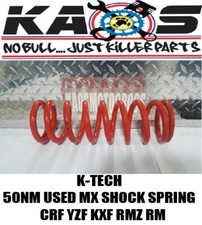USED 50NM K-TECH MOTOCROSS SHOCK SPRING CRF 250 450 YZF 450 KXF 250 450 RM RMZ