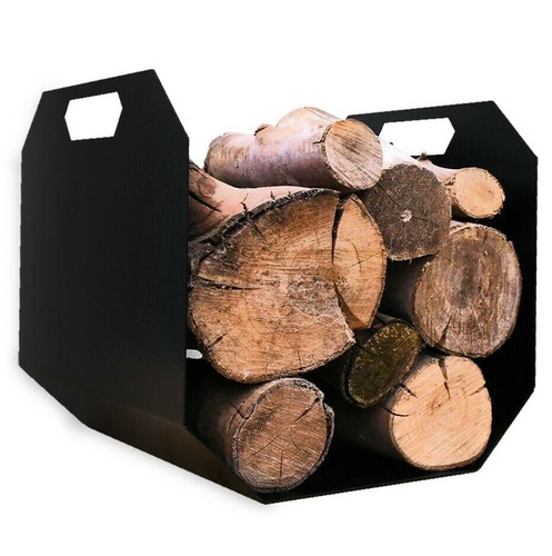 Log basket storage firewood - storage,