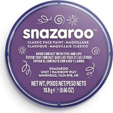 Snazaroo Purple Face Paint, 18ml, Pack of 5