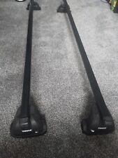 Thule Squarebar Evo Roof Bars Black - Will fit most cars