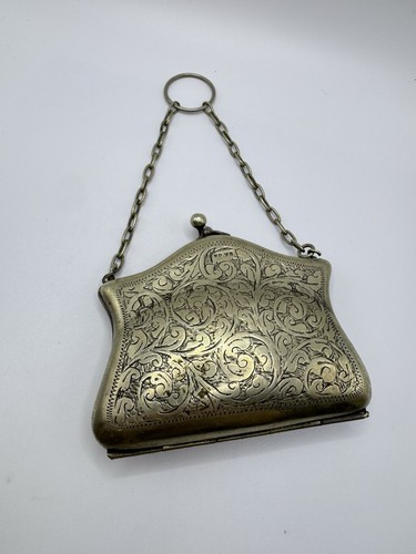 Antique coin purse silver - antique,