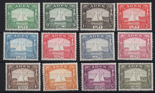 Aden 1937 dhows - aden, set