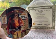 Franklin Mint John Wayne Plate