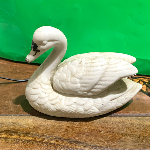 White ceramic pottery - ceramic/pottery, swan