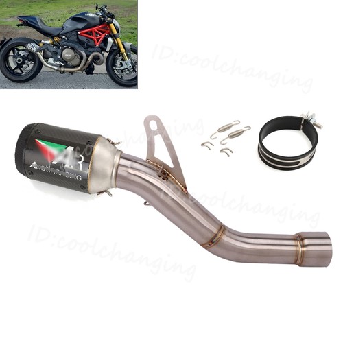 Exhaust tips mid pipe carbon - tips,