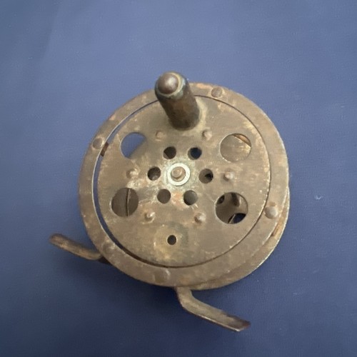 Antique fishing reel center - antique,