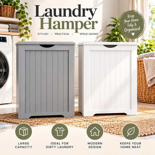 Large wooden laundry - large,
