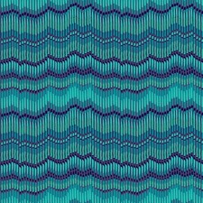 Makower Henna Moire Turquoise
