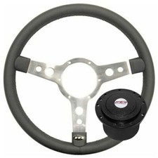 13" Mountney Leather Steering