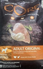 Wellness CORE Adult Original,Natural Dry Dog Food,Grain Free, 10kg Turkey Damagd
