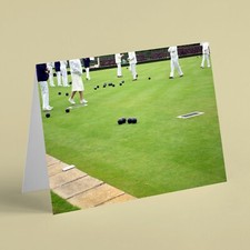 Playing bowls on the bowling
