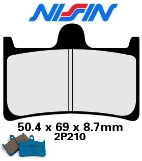 Set nissin brake pads - 2,