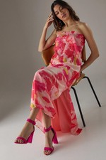 Faith Fuchsia Heeled Sandals Womens Occasion Heels