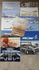 12 Airbus publicity photos A300 A310 A320 with folder