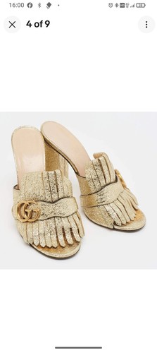 Gucci marmont gold fringed - marmont,