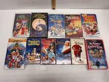 Disney Christmas VHS Lot -