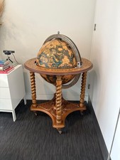Vintage retro revolving globe