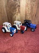 3 X Vintage Lone Star International 946 Tractors Die Cast
