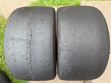 pair of race track slick tyres HANKOOK Ventus 240/570 R13