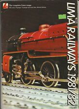 Lima 1981 UK catalogue OO N O Train sets LNER V2 LMS Crab J50 Blue Circle NCB