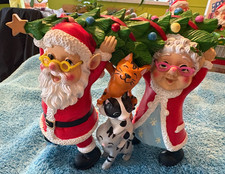 CHRISTMAS CATS GARDEN GNOME