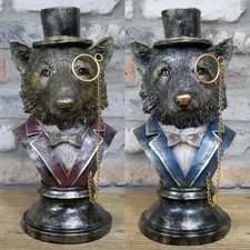 Large Fox Bust Ornament Home