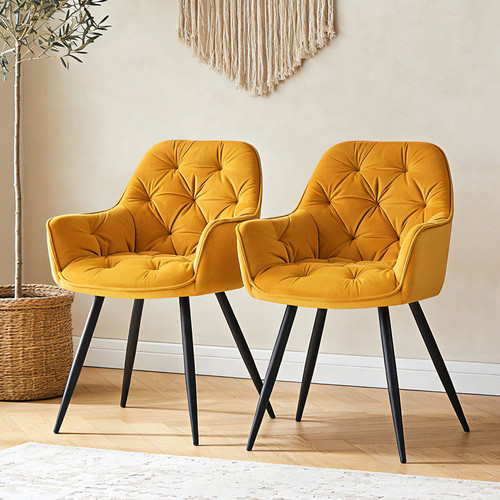 4x velvet dining - 1x,