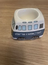 VW Camper Van Ceramic Egg Cup In Blue and White Excellent Condition