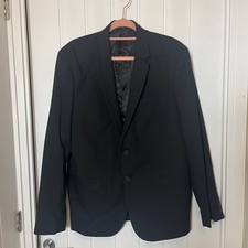 NEW LOOK MEN Tailoring Black Suit Jacket - Size 46 Reg - Dinner Cruise