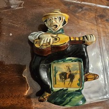 vintage ceramic liquor bottle