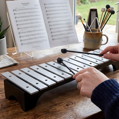 Key silver glockenspiel - key,