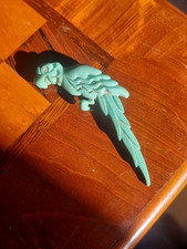 VINTAGE EARLY PLASTIC PARROT BROOCH / PIN West Germany