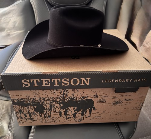 New box stetson - box, black