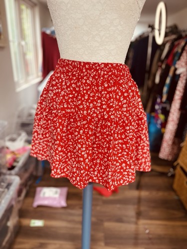 Women skirt red - ra,