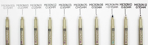 Sakura pigma micron black - pigma,