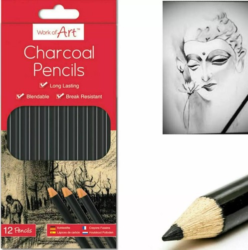 12x graded pencils - 12x, drawing